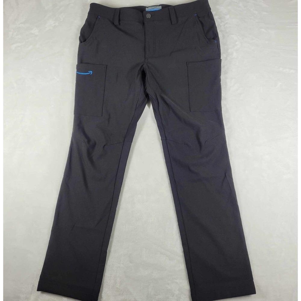 Amazon Luly Yang Cargo Pants Men's Large Black Straight Uniform Workwear